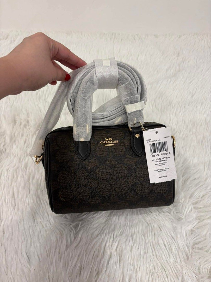 Coach mini rowan (Category: Luxury Bags & Wallets) located in Manila. Submitted by luxwalletbags (Listing ID 1408960465, Image 1). Description: Guaranteed Original.