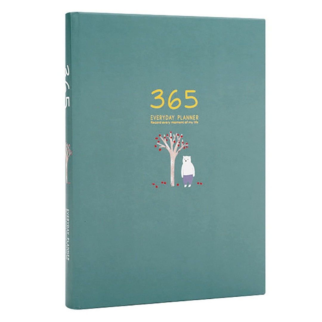 Diary Schedule Agenda List 365 Days Planner Notebook (Category: Stationery & School Supplies) located in Quezon City. Submitted by ana-chan (Listing ID 1408887381, Image 2). Description: Featuring 12 months of monthly and day pages for easy year-round planning. It's compact, can be put in a bag, and is easy to carry. It's a good quality paper, so it won't leak or tear. The sturdy, thick cover keeps your notes for a long time. Each monthly spread 