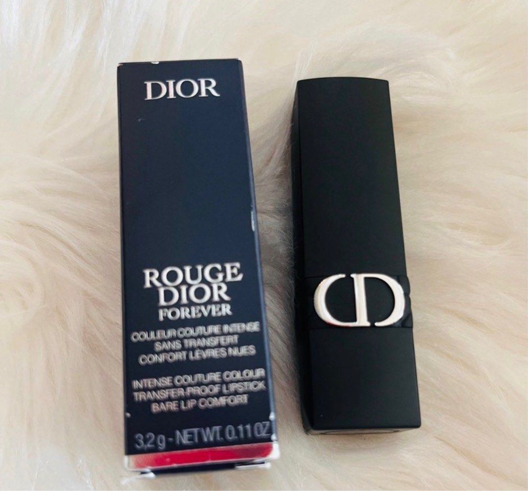 DIOR LIPSTICK (Category: Makeup) located in San Juan City. Submitted by cashfrancefashioncosmetics_ph (Listing ID 1408986661, Image 1). Description: ROUGE DIOR FOREVER INTENSE COUTURE TRANSFER PROOF LIPSTICK BARE LIP COMFORT SHADE 879 FOREVER PASSIONATE❌ 111 FOREVER NIGHT SIZE 3.5g.