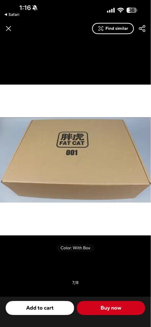 Fat Cat 001 Gundam Model Kit (Category: Gundam Model Kits) located in Singapore. Submitted by jojojoget88 (Listing ID 1408929646, Image 1). Description: - Brand new Fat Cat 001 Gundam model kit. - Includes all parts and accessories (as shown). - Comes with the original box. - Perfect for Gundam enthusiasts and collectors..