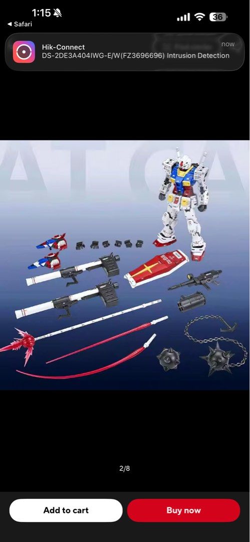 Fat Cat 001 Gundam Model Kit (Category: Gundam Model Kits) located in Singapore. Submitted by jojojoget88 (Listing ID 1408929646, Image 2). Description: - Brand new Fat Cat 001 Gundam model kit. - Includes all parts and accessories (as shown). - Comes with the original box. - Perfect for Gundam enthusiasts and collectors..