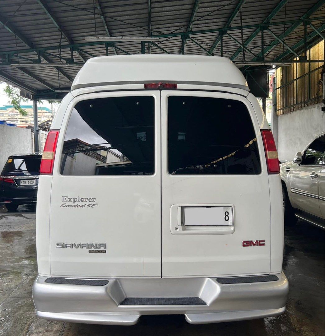 GMC Savana (Category: Used Cars) located in Quezon City. Submitted by mmicars (Listing ID 1409044339, Image 3). Description: 2008 GMC SAVANA P1,098,000 RUSH SALE Big TV Auto Sofa Bed New Tires Well preserved & maintained All original paint Very fresh & clean in & out Nothing to fix and Ready for long drive See at 35 Kalayaan Ave ., Dikiman , Quezon City Call at 09173068883.