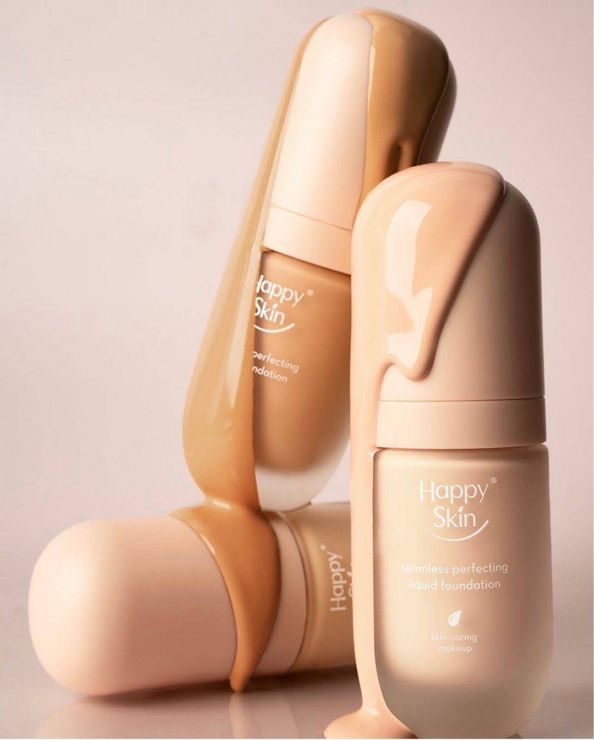 Happy Skin Seamless Perfecting Liquid Foundation (Category: Makeup) located in Manila. Submitted by kikayoutlet (Listing ID 1400399317, Image 1). Description: BRAND NEW 2027-2028 Expiry 2 Ivory Beige 1 Linen Beige 1 Nude Beige 2 Light Beige 1 Soft Beige (SOLD) 2 Buff Beige 1 Caramel Beige 1 Amber Beige 1 Almond Beige 1 Cinnamon Beige 1 Golden Beige 1 Hazelnut Beige 1 Mocha Beige.