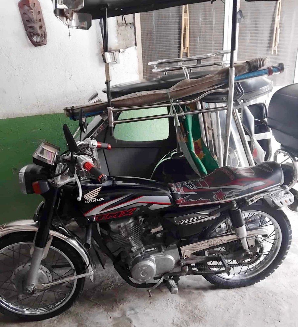 Honda TMX 155 Motorcycle (Category: Motorbikes for Sale) located in Mabalacat. Submitted by fkristel (Listing ID 1408985331, Image 1). Description: TMX ASERO ALAGANG ALAGA MALINIS PA 2009 MODEL WITH SIDE CAR REGISTERED PA PM LANG PO .