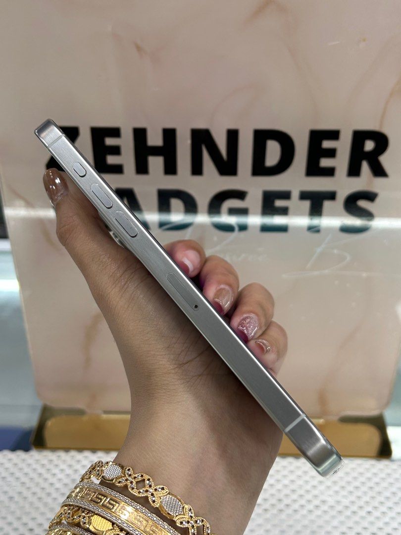iPhone 15 PRO MAX 256GB OPENLINE (NTC APPROVED) SLIGHTLY USED (Category: iPhone 15 Series) located in San Juan City. Submitted by desireebayal96 (Listing ID 1409041821, Image 3). Description: iPhone 15 Pro Max (White Titanium) * 256GB * OPENLINE (ANY SIM) * NTC APPROVED * 97% BH (ORIGINAL CAN CHECK 3UTOOLS) * 98% SMOOTH * NO ISSUE * NO HISTORY OF REPAIR * NO ICLOUD ISSUE * FACE ID & TRUETONE WORKING * WITH CORD TYPE C OPEN FOR COD SAME DAY DELIVE