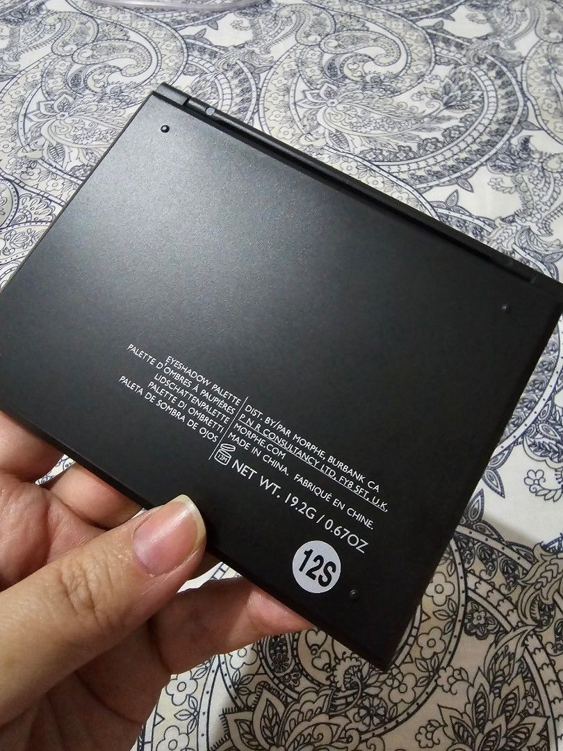 Morphe 12S Eyeshadow Palette (Category: Makeup) located in Las Pinas. Submitted by kaye_marco (Listing ID 1408938409, Image 3). Description: used once only, not really into make up. us bought. .