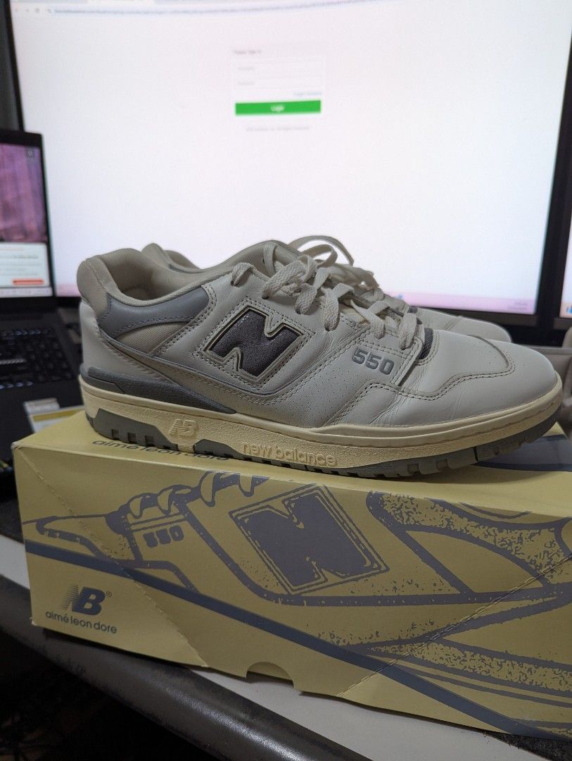 New Balance 550 aime grey (Category: Sneakers) located in Manila. Submitted by AlexanderDenver (Listing ID 1409001525, Image 1). Description: for sale used 5x size 12.