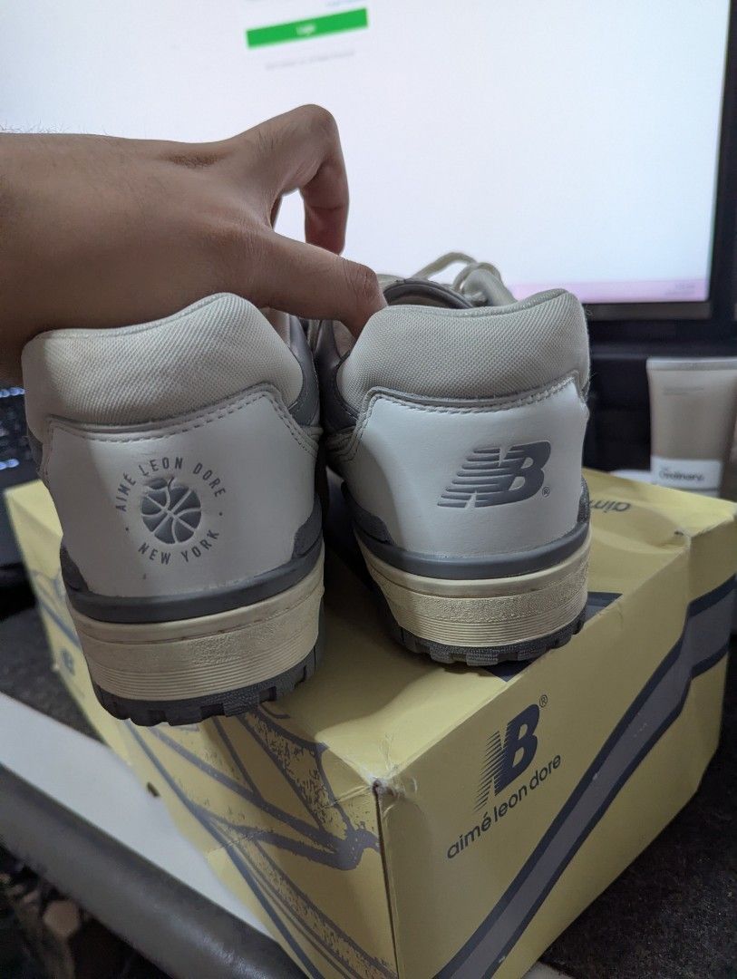 New Balance 550 aime grey (Category: Sneakers) located in Manila. Submitted by AlexanderDenver (Listing ID 1409001525, Image 3). Description: for sale used 5x size 12.