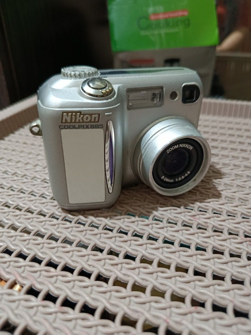 Nikon COOLPIX 885 Digital Camera (Category: Cameras) located in Quezon City. Submitted by tintin_99 (Listing ID 1408970823, Image 1). Description: Buy at your own risk!!! SELLING AS DEFECTIVE!!!! HINDI NA GUMAGANA Nakatambak na lang Kasi. with charger and extra battery. NO BOX AND POUCH! last open/gamit ko may black whole sa screen. Btw the quality of picture was good. sf will be shoulder of buyer. Loc. Around Commonwealth, QC.