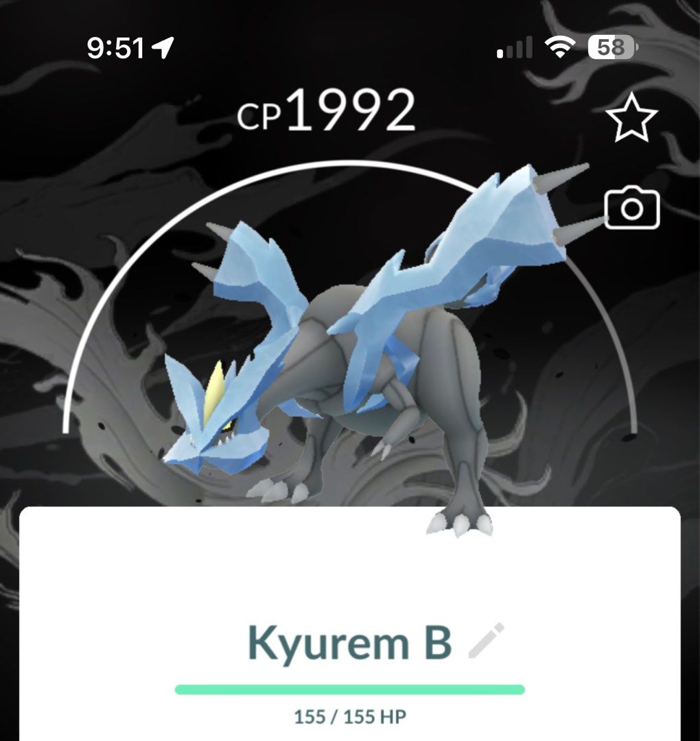 Kyurem Avec Fond Dans Pokémon Go - Compte Enregistré Ou 30 Jours - Neuf Scellé