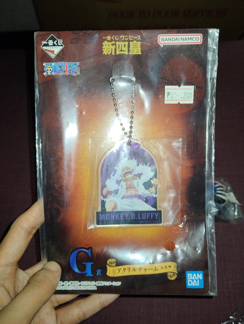 One Piece Monkey D. Luffy Figure coaster keychain Stickers (Category: Character Goods) located in Pasig City. Submitted by hazelscollectibles (Listing ID 1408981825, Image 2). Description: - One Piece Luffy merchandise collection. - Includes: - Acrylic charm 150 - G sticker collection stickers150 - Small Luffy's hat figure 150 each coaster 13 - All items are in original packaging. - Perfect for One Piece fans!.