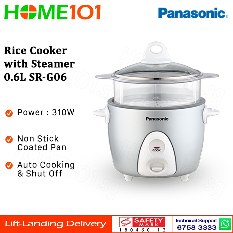 Panasonic Rice Cooker with Steamer 0.6L-1.8L SR-G06 || SR-Y10 || SR-Y18 ...