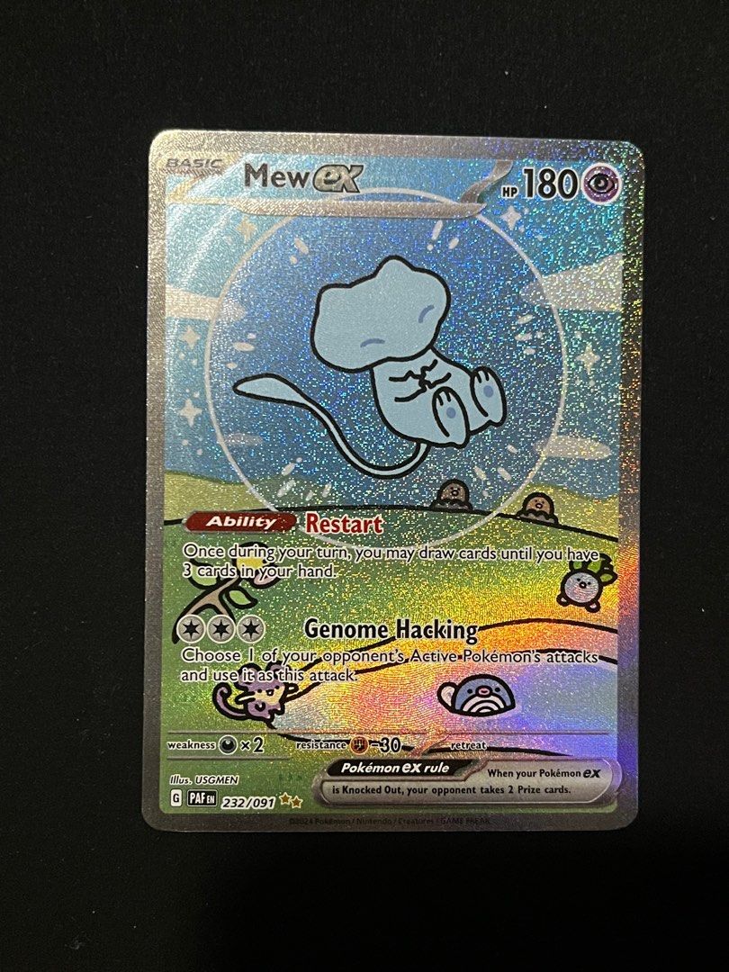 【英語版】ミュウex　Mew ex - 232/091 Pokemon TCG Paldean Fates English Bubble Mew ex 232/091, Hobbies