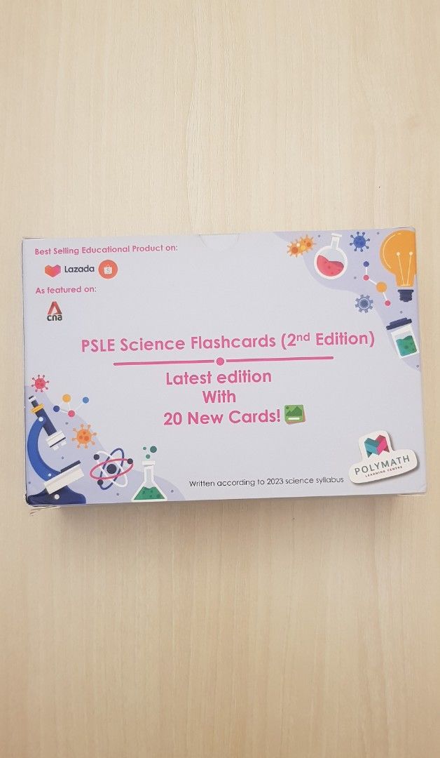 Polymath PSLE Science Flashcards (2nd Edition), Hobbies & Toys, Books ...
