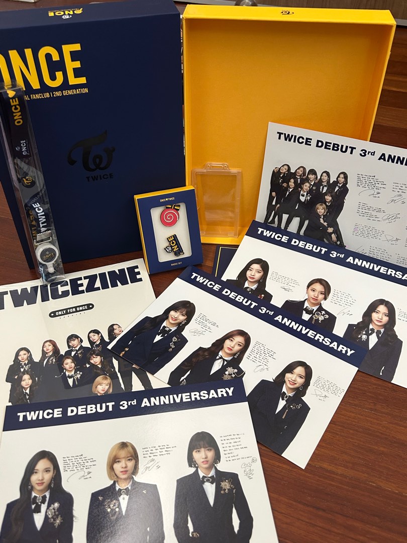 [Preloved] Twice Official Fanclub Once Kit 2nd Gen, Hobbies & Toys ...