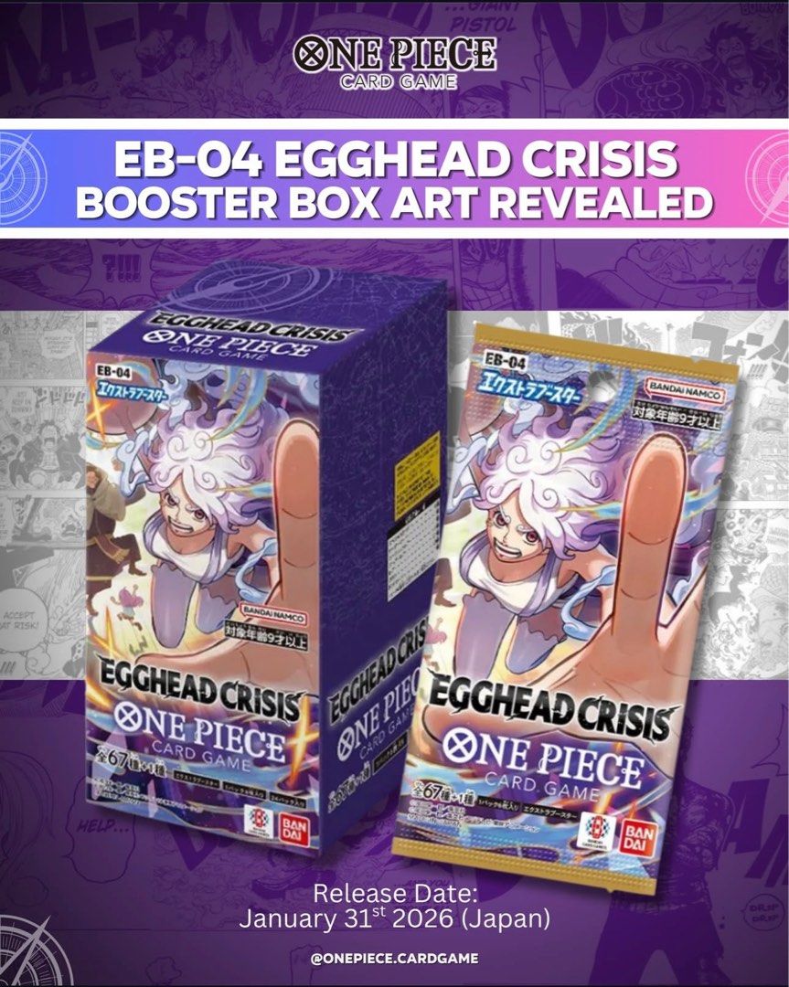 [Pre-Order] One Piece Card Game EB-04 Egghead Crisis Booster Box (Case ...