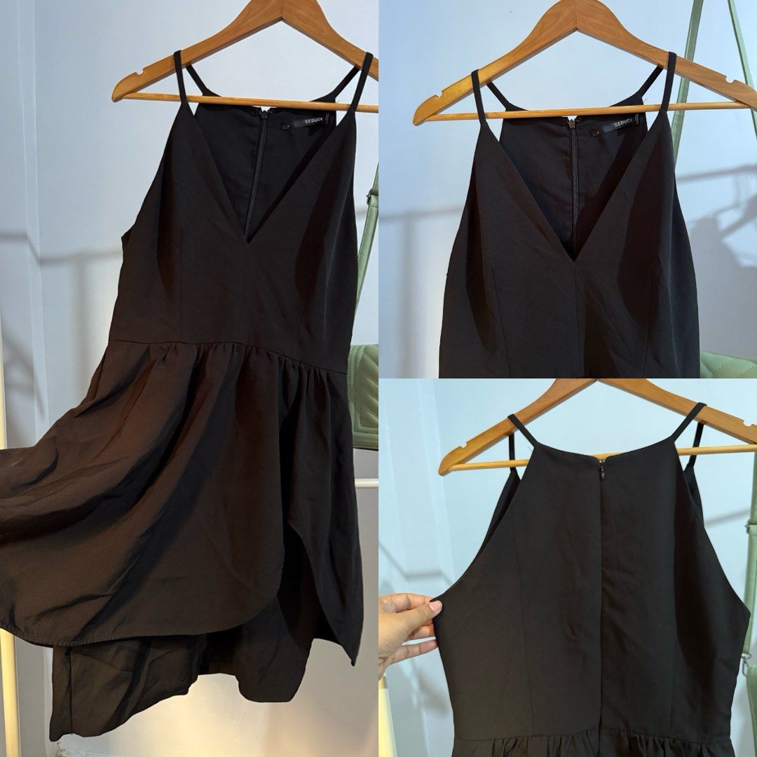 Pure black halter formal dress (Category: Dresses) located in Davao. Submitted by minterseter (Listing ID 1408949960, Image 2). Description: .