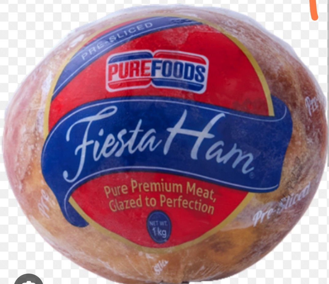 Purefoods Fiesta Ham 1kg (Category: Other Food & Drinks) located in Rizal. Submitted by elsie1206 (Listing ID 1408993473, Image 1). Description: - Purefoods Fiesta Ham - Pre-sliced and glazed - 1kg - Ready to serve **pre order.for pick up and also available for cash on delivery - Perfect for gatherings or quick meals.