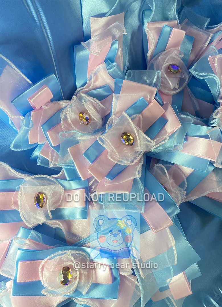 Seventeen Lightstick Bow (Category: K-Wave Merchandise) located in Imus. Submitted by starrybearstudio (Listing ID 1409034081, Image 3). Description: 150 pesos last price! I made Seventeen Lightstick Bows~ comes with FREE fan art print of "BONGBONGIE" ~ 200 php + shipping fee Be ready for next year, "NEW" Seventeen World Tour"! in Bulacan, March 21, 2026. If you're interested in buying, message us through our Facebook Page or IG. You can gift to 