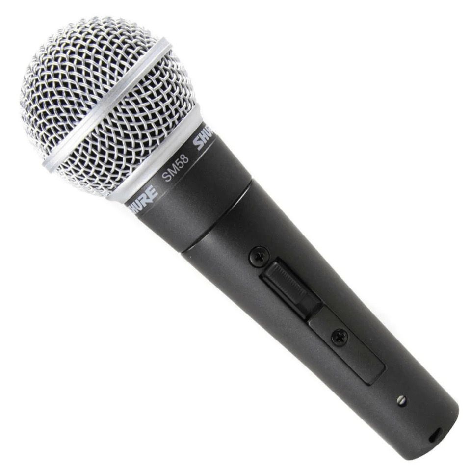 Shure SM58 Dynamic Vocal Microphone with 6Meter Yorx Mic Cable (Category: Microphones) located in Quezon City. Submitted by cyclotorrentino (Listing ID 1409065053, Image 3). Description: - Shure SM58 Dynamic Vocal Microphone - Durable design for reliable performance - Cardioid polar pattern for feedback rejection - Built-in shock mount reduces handling noise - Ideal for live vocals and studio recording - Classic black finish with metal grille.