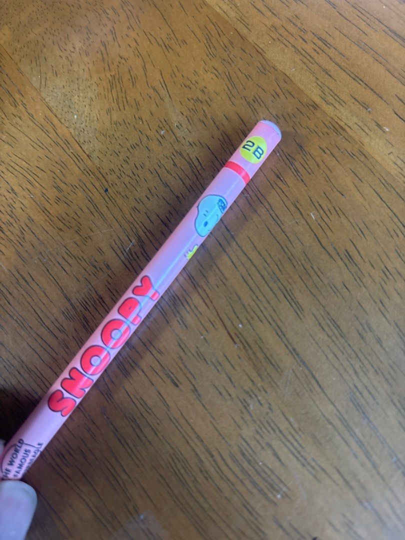 Snoopy pink Tombow Sugar 2B pencil (Category: Stationery & School Supplies) located in Calamba. Submitted by cur8d (Listing ID 1386246527, Image 3). Description: 15 pesos each 1 pc available .