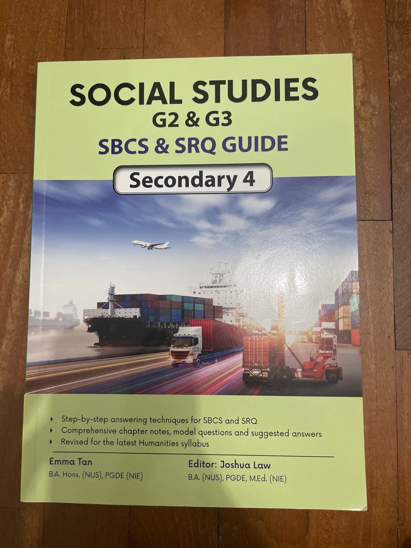 Model answers for O-Level Social Studies SRQ, including hobbies and toys.