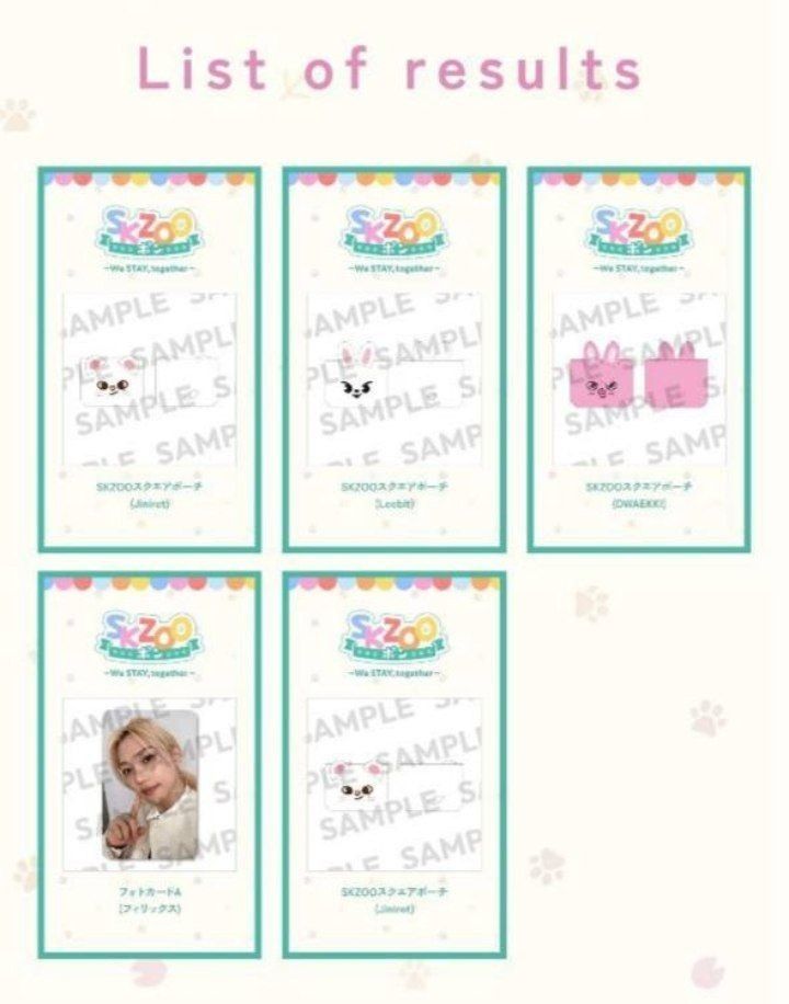Stray Kids OFFICIAL FANCLUB STAY JAPAN 6th Anniversary Kuji, Toys