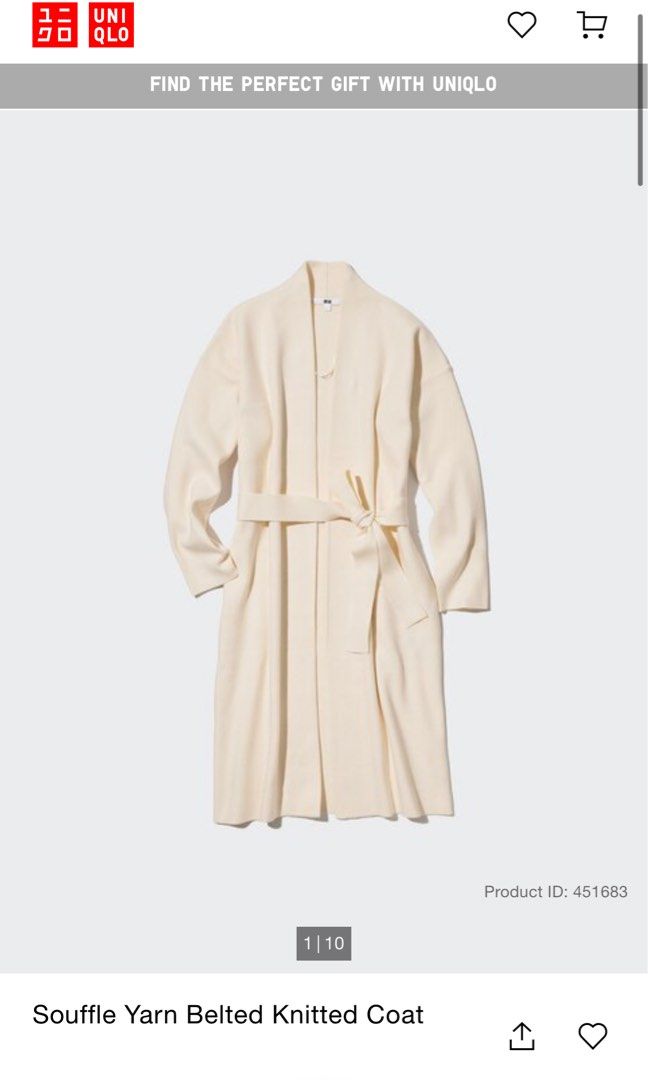 Uniqlo Cardigan (Category: Coats, Jackets and Outerwear) located in General Santos City (Dadiangas). Submitted by prelovedbyshash (Listing ID 1408891703, Image 1). Description: .