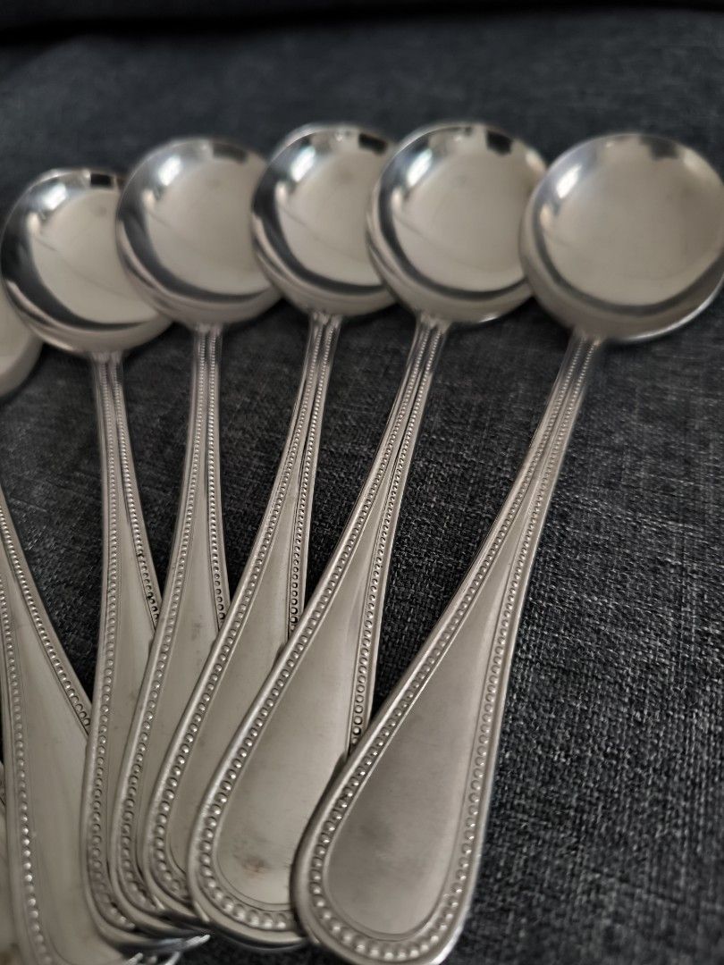 🥄 8pcs Table MATE Stainless Steel Spoons444071341070100481