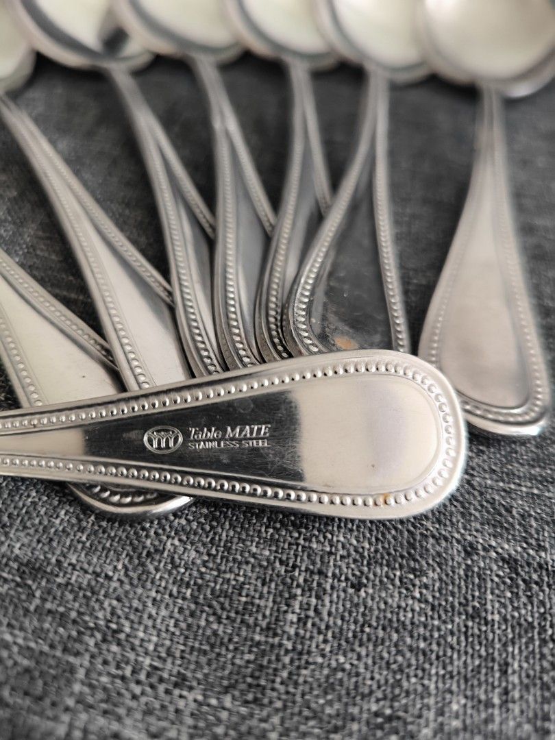 🥄 8pcs Table MATE Stainless Steel Spoons444071341070100483