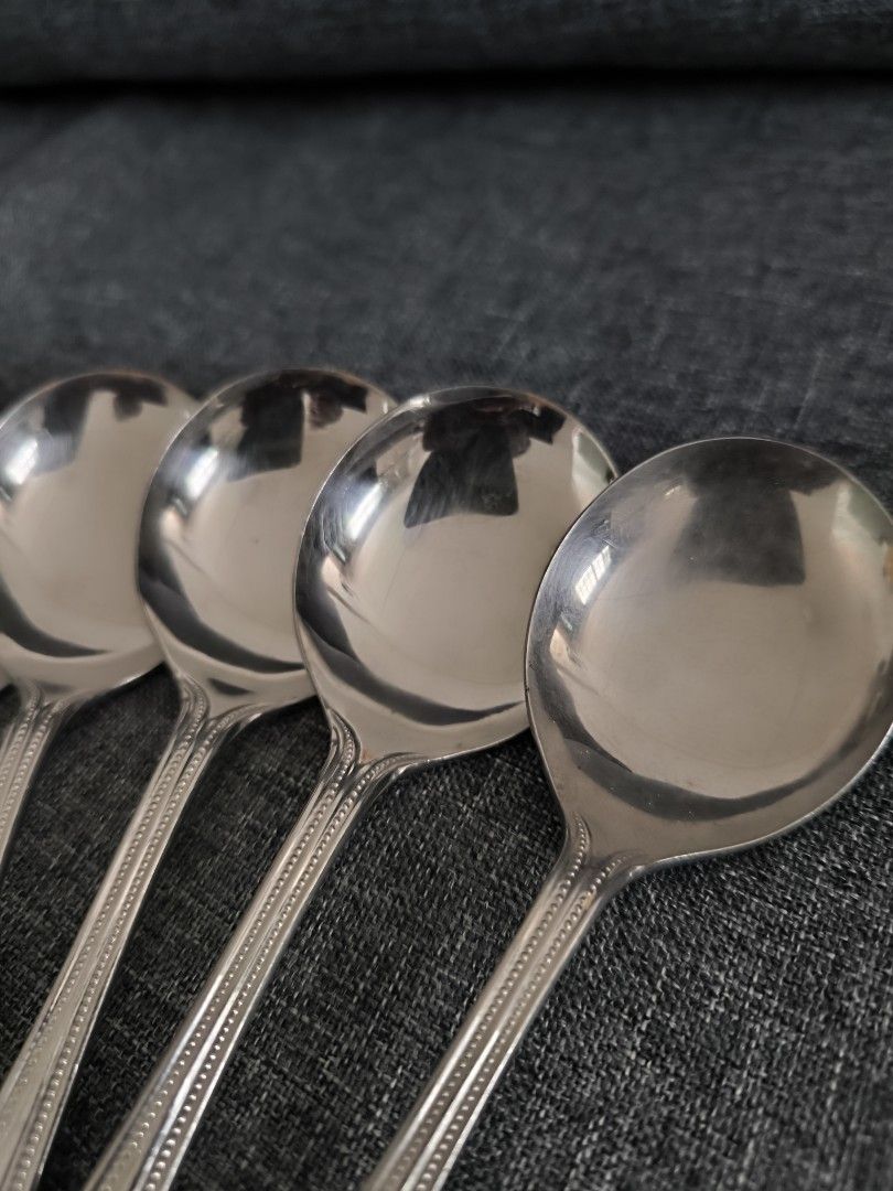 🥄 8pcs Table MATE Stainless Steel Spoons444071341070100482