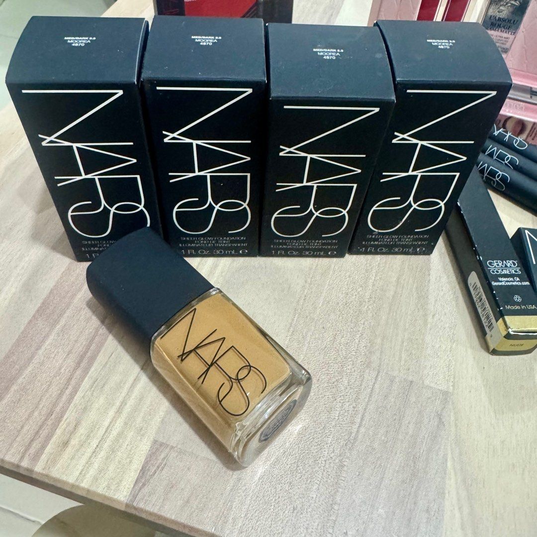 All Authentic Makeup On Clearance Sale (Category: Makeup) located in Manila. Submitted by theeumiroeffect (Listing ID 1409083293, Image 2). Description: Guaranteed Authentic Get a free NARS lippie for 2000 and up purchase ‼️SALE PRICE - NARS Sheer Glow Foundation in Moorea - 800/each (4pcs available) - NARS Highlighting Blush in Free Soul - 600/each (1pc available) - NARS Single Eyeshadow in Bengali - 300/each (1pc available) - Charlotte Tilbury 