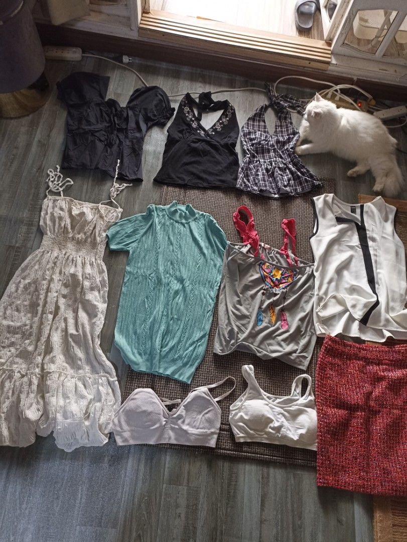 Assorted Women's Clothing (Category: Blouses) located in Las Pinas. Submitted by declutterdownsize (Listing ID 1409108184, Image 2). Description: all are in mint usable condition fits M L xl TAKE All .