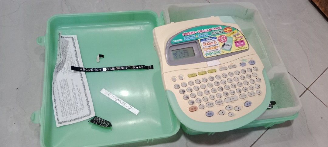 Casio Label Printer for sale (Category: Printers, Scanners & Copiers) located in Bulacan. Submitted by Shoppe.Ups (Listing ID 1409090184, Image 1). Description: battery operated 2pcs AA Battery (not included) what you see is what you get meetups: guiguinto plaridel bulacan - J&T *(Payment First) - LBC COP/COD *(payment first for shipping fee only) -toktok / lalamove *mop: via gcash pm for interested.