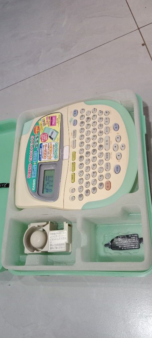 Casio Label Printer for sale (Category: Printers, Scanners & Copiers) located in Bulacan. Submitted by Shoppe.Ups (Listing ID 1409090184, Image 2). Description: battery operated 2pcs AA Battery (not included) what you see is what you get meetups: guiguinto plaridel bulacan - J&T *(Payment First) - LBC COP/COD *(payment first for shipping fee only) -toktok / lalamove *mop: via gcash pm for interested.