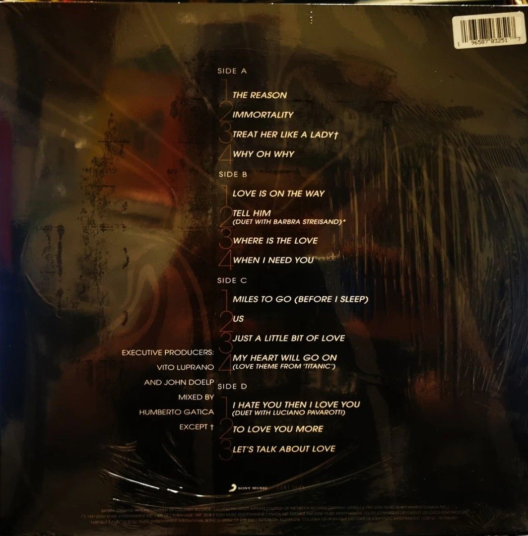 Celine Dion - Let's Talk About Love vinyl (Category: Vinyls) located in Manila. Submitted by jhenaloymerchandise (Listing ID 1409088387, Image 2). Description: Celine Dion - Let's Talk About Love 2LP = ₱5,500 Brand New sealed made in USA.