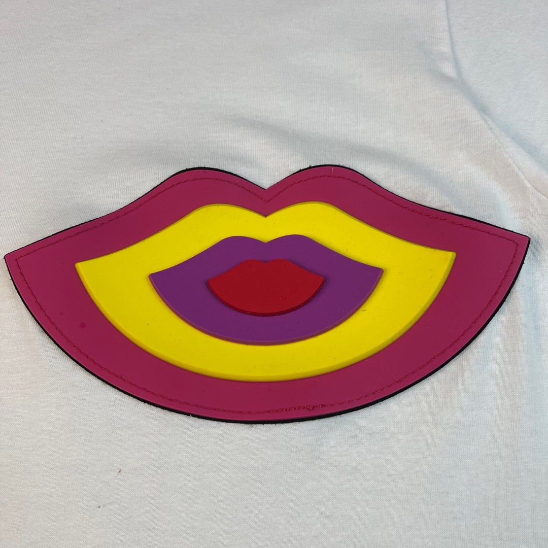 Comme des Garcons Homme Plus - Colorful Lip - T-shirt (Category: Tshirts & Polo Shirts ) located in Manila. Submitted by topshelf_v2 (Listing ID 1409091582, Image 3). Description: Item Description Size: Small Dimension Chest: 19.5” Shoulder: 18” Sleeve length: 8” Hem : 19” Length: 28.5” Condition: 9+/10 in excellent condition No issue .