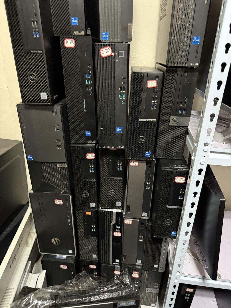 Desktop Computers - Dell, HP, Asus, Lenovo (Category: Desktops) located in Manila. Submitted by lhainelovi71994 (Listing ID 1409171561, Image 2). Description: Branded system unit Asus expertCenter I5 14th gen 16gb ram 512gb nvme 💸💸 18,000 each HP tower i7 11th gen 16gb ram 512gb nvme Rx 550x 4gb video card 💸💸 15,000 Dell SFF 5090 I5 11th gen 16gb ram 512gb nvme AMD Radeon RX 640 video card 💸💸 12,500 Lenovo SFF gen 4 I5 13th gen 16gb ram 256