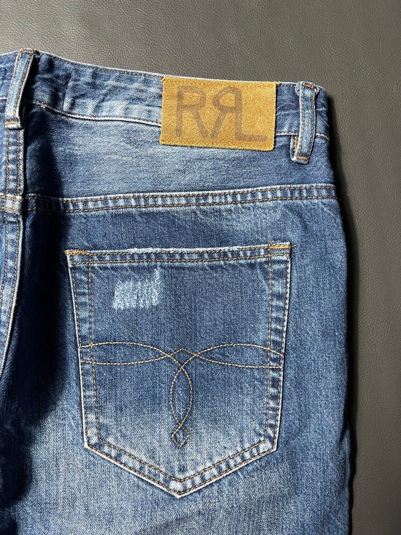 Double Rl Jeans (Category: Jeans) located in Caloocan City. Submitted by dapreluv (Listing ID 1409148904, Image 3). Description: Double Rl Jeans non selvedge Width: 34” Front Rise: 12” Thigh: 12” Knee: 8” Inseam: 28” Leg opening: 7” Length: 40” 2,500.