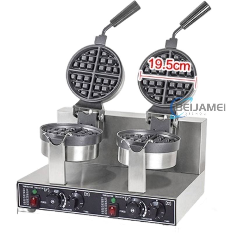 Double-head Rotating Waffle Maker (large and Thick Model) (Category: Bakeware) located in San Pablo. Submitted by anneviiee0007 (Listing ID 1409076933, Image 3). Description: PRE ORDER!!!‼️‼️📣📣📣 Double-head Rotating Waffle Maker (large and Thick Model) Features : ✅ Ticked non-magnetic stainless steel ✅ Double-sided uniform heat ✅ 3 Layer thickened non-stick coating ✅ 450-25 degree free regulation ✅ Precise timing function ✅ 180 degrees rotatio