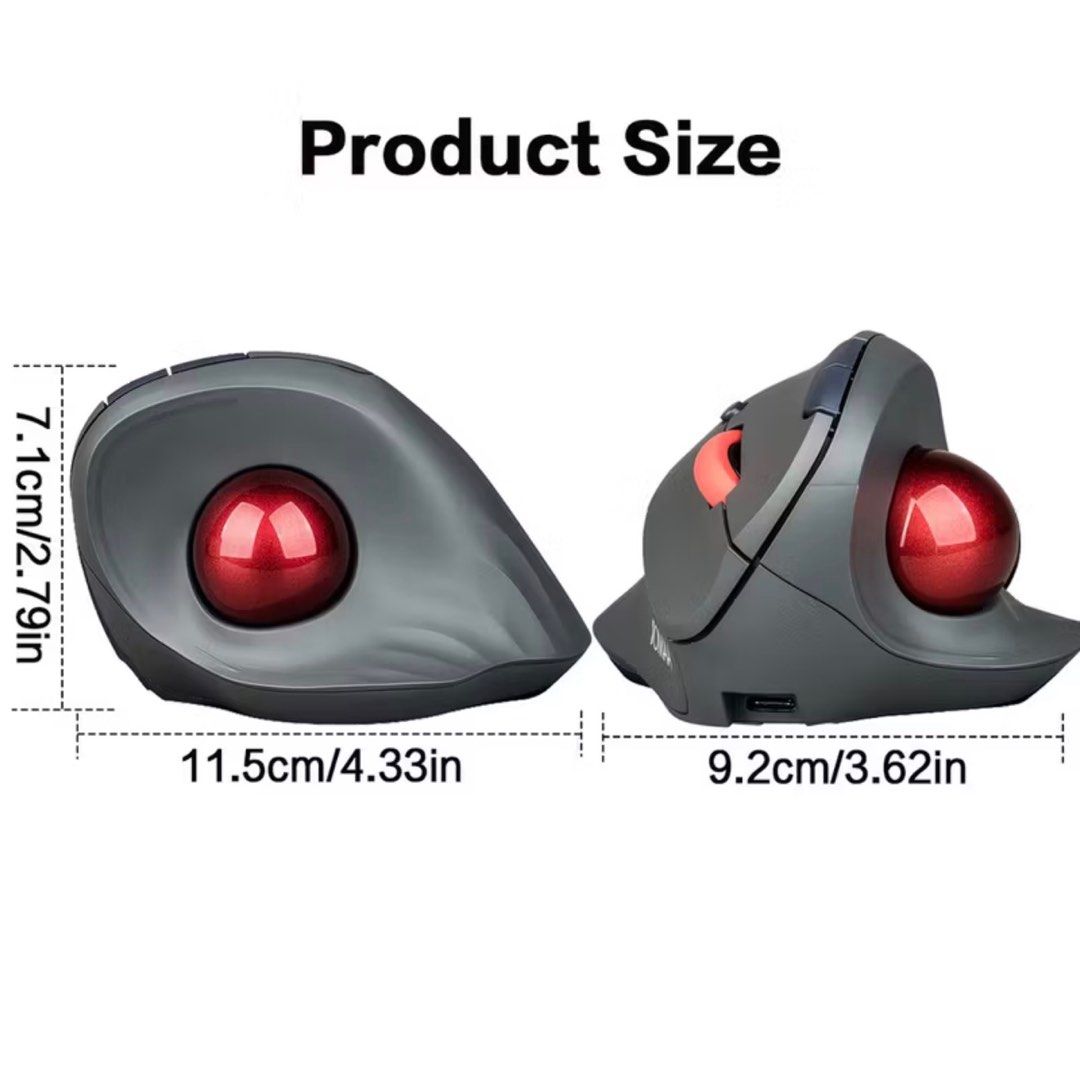 Ergonomic Trackball Mouse446073043692431363