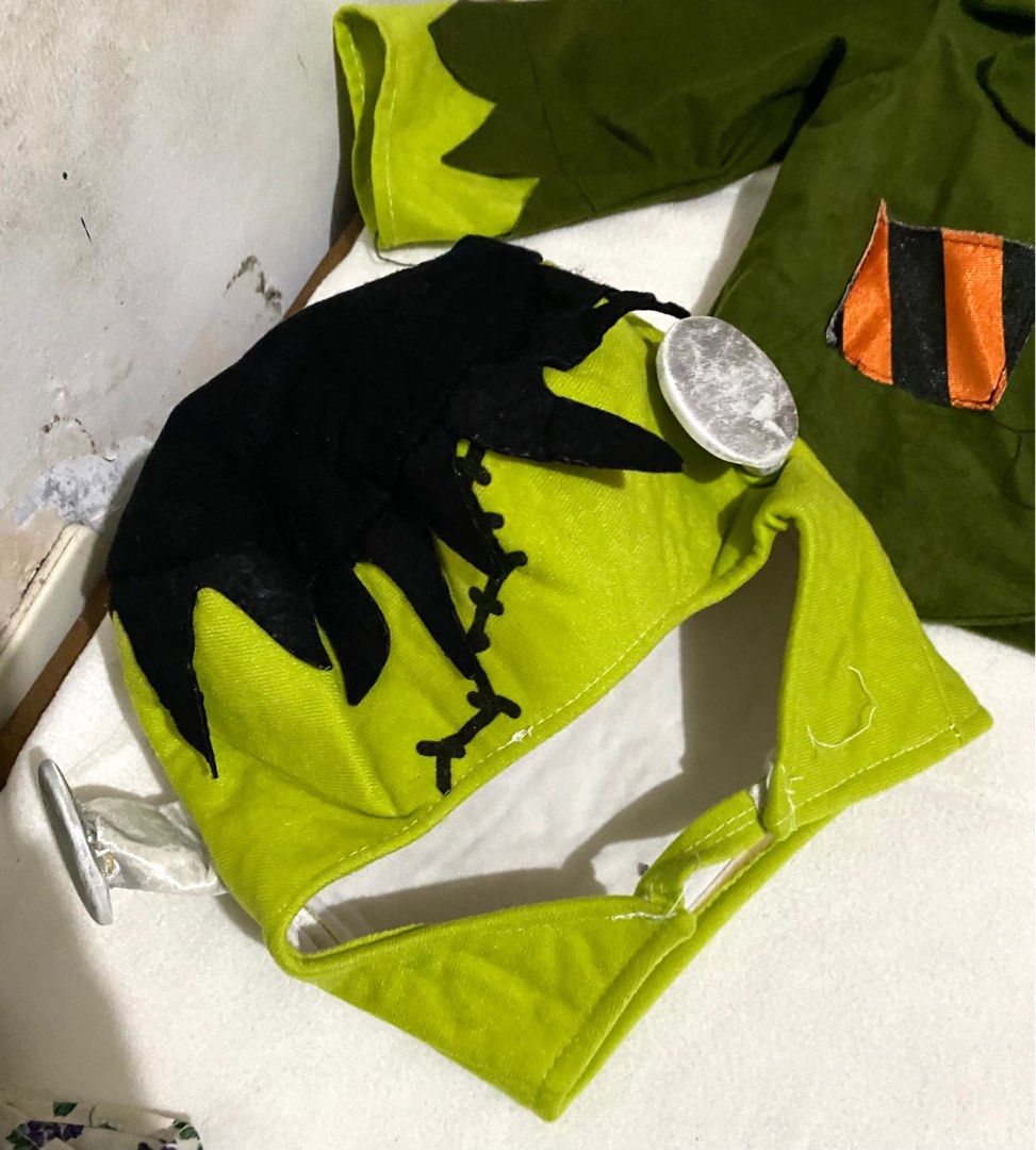 Frankenstein Costume (Category: Babies & Kids Fashion) located in Las Pinas. Submitted by modemnl (Listing ID 1409248739, Image 2). Description: Size: 2-3Y Color: Green Condition: 10/10 used once, No pants po. 3yrs old po anak ko dito sa photo.