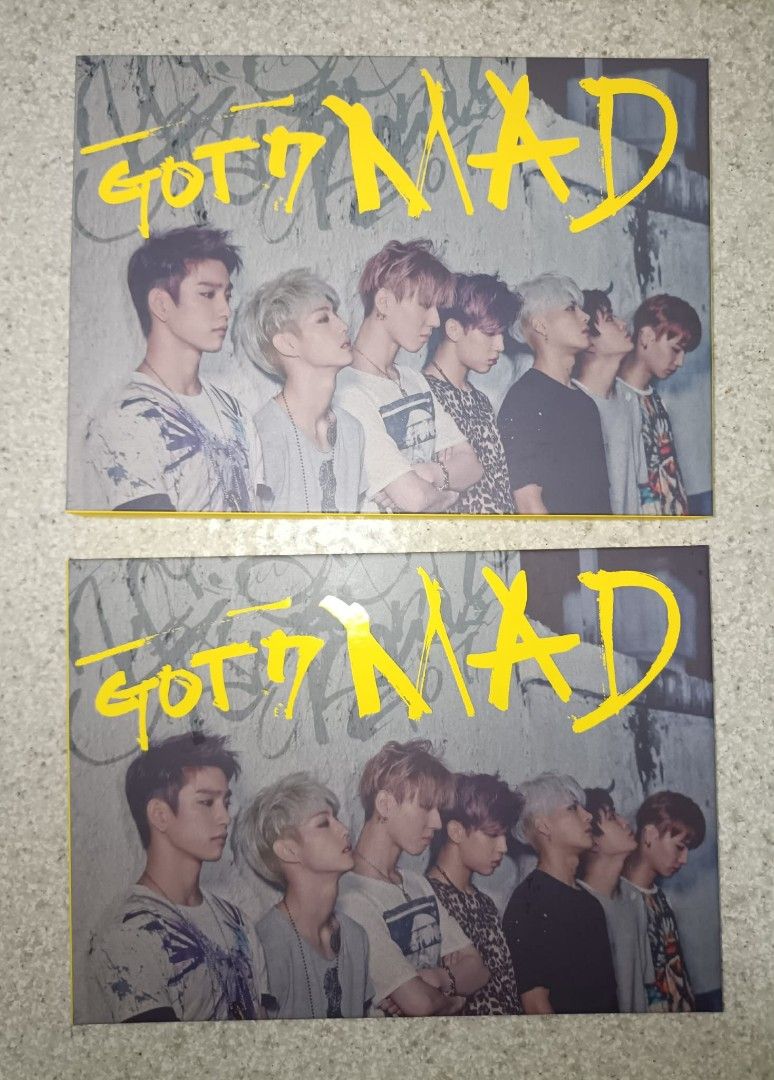 GOT7 MAD Album (Category: CDs & DVDs) located in Manila. Submitted by reecarts (Listing ID 1409223834, Image 2). Description: Unsealed with photocard, mint condi, bought from CNA, payo ₱ 600 + pf & sf.