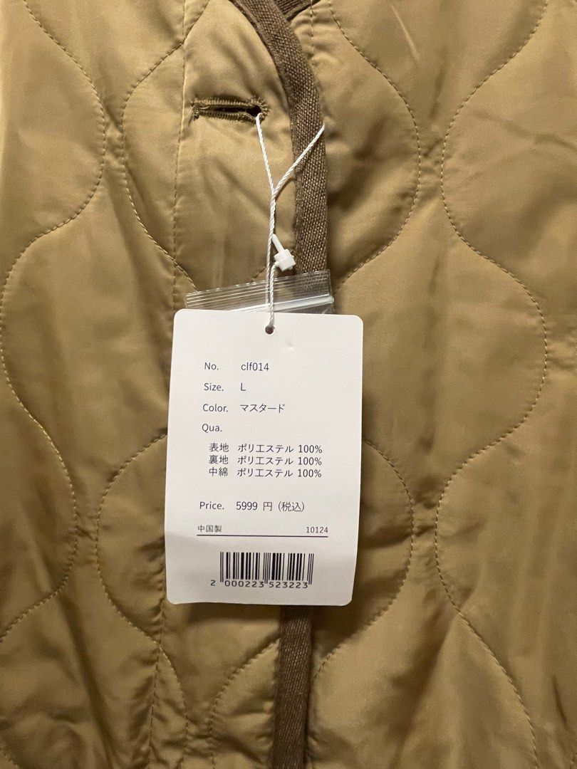JaVa Quilted Jacket - Size L （分類：外套及戶外衣服）位於 Hong Kong。 由 emielmo 提交（商品編號 1409205676，圖片 3）。簡介： Mustard 芥末色 Size: L 港鐵沿線面交。