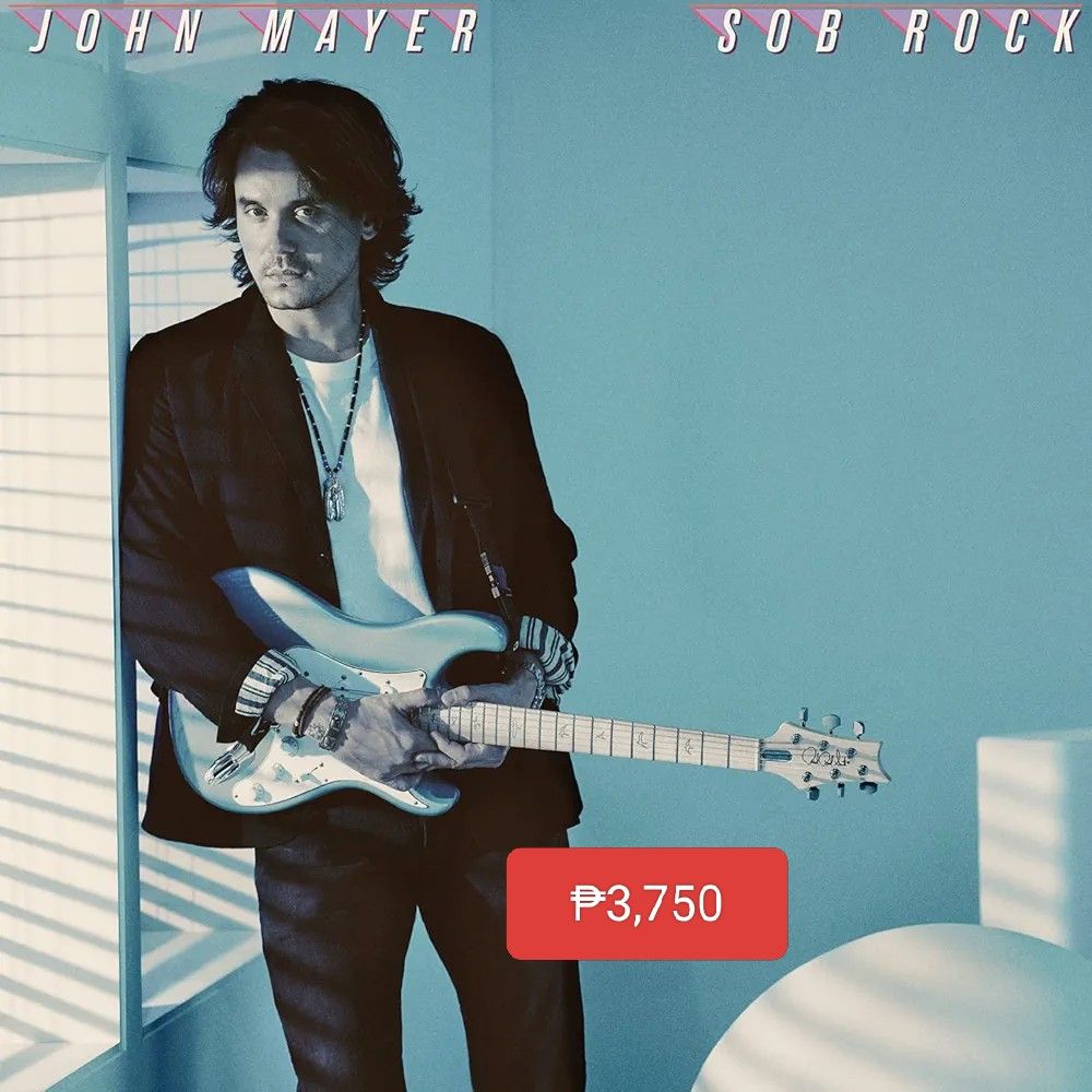 John Mayer - Sob Rock Vinyl (Category: Vinyls) located in Manila. Submitted by jhenaloymerchandise (Listing ID 1409099767, Image 1). Description: John Mayer - Sob Rock ₱3,750 Brand New sealed.