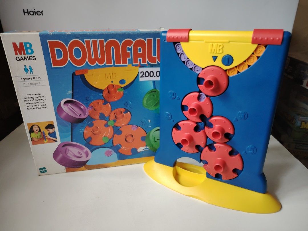 MB Games Downfall Board Game (Category: Board Games & Puzzles) located in General Trias. Submitted by Jingthings (Listing ID 1409239923, Image 1). Description: Classic MB Games Downfall board game for 2 players, ages 7+. Complete and ready to play..