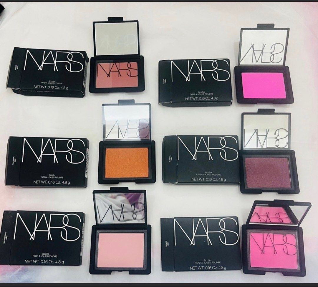 Nars blush (Category: Makeup) located in San Juan City. Submitted by cashfrancefashioncosmetics_ph (Listing ID 1409164372, Image 1). Description: ‼️Nars Blush 4.8g shades: Dolce vita 5slots Deep Impassioned Orgasm x Desire Orgasm 3slots Gaiety Amour size 4.8grams each .