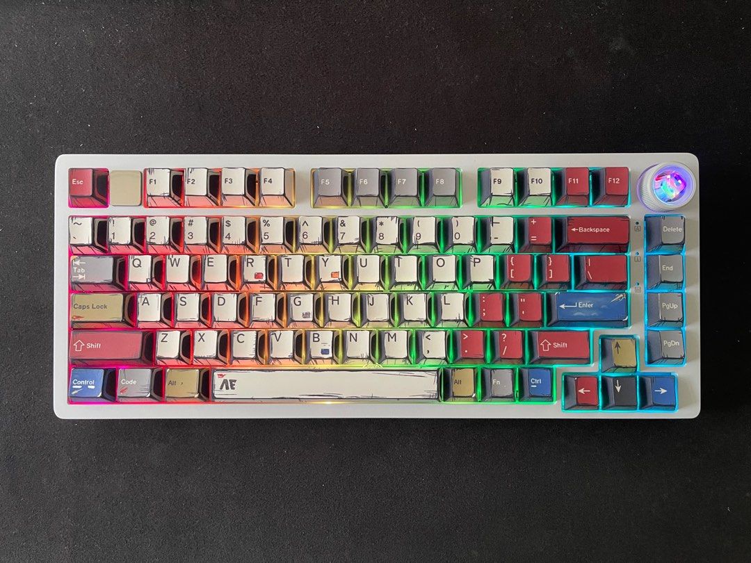 [New] Comic Leobog Hi75C Aluminium RGB Custom Gaming Mechanical ...