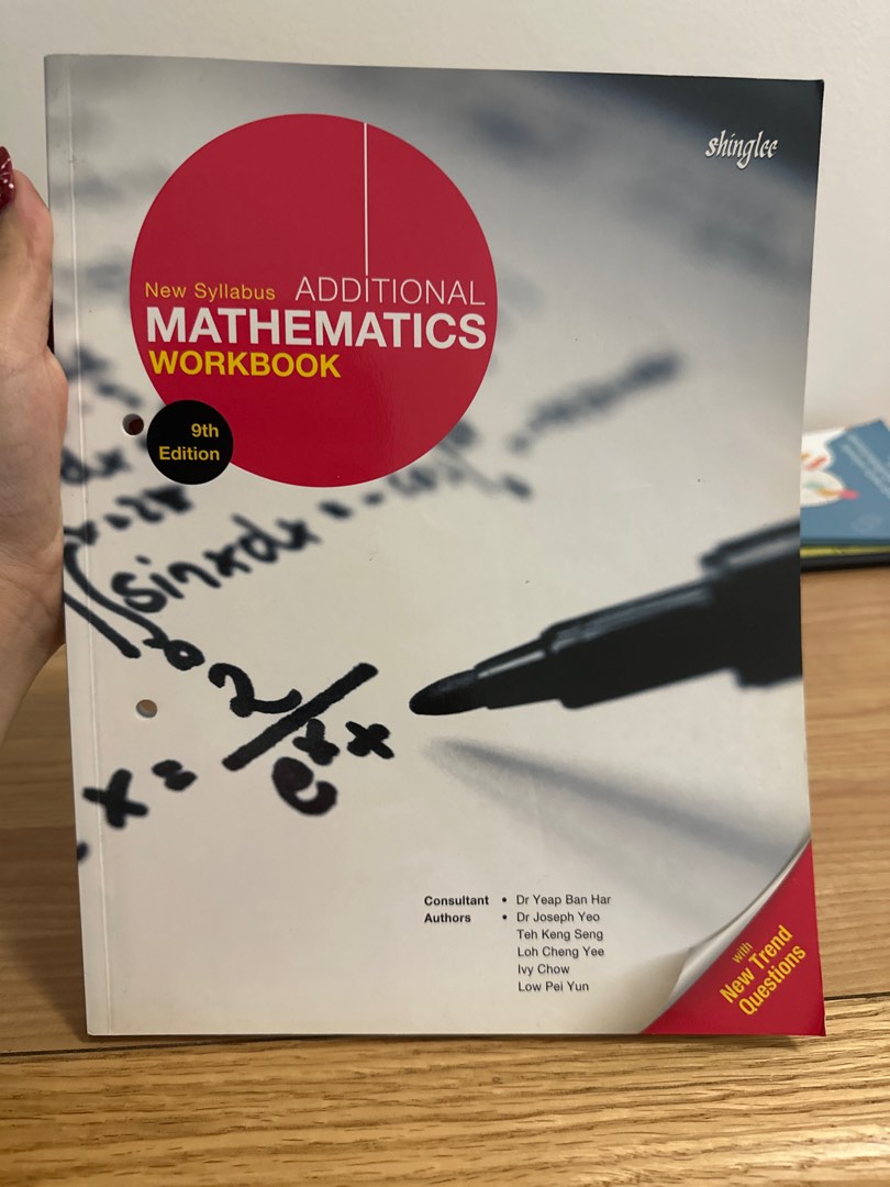 Additional Math Syllabus New Syllabus Additional Mathematics Workbook 9th Edition, Hobbies ...