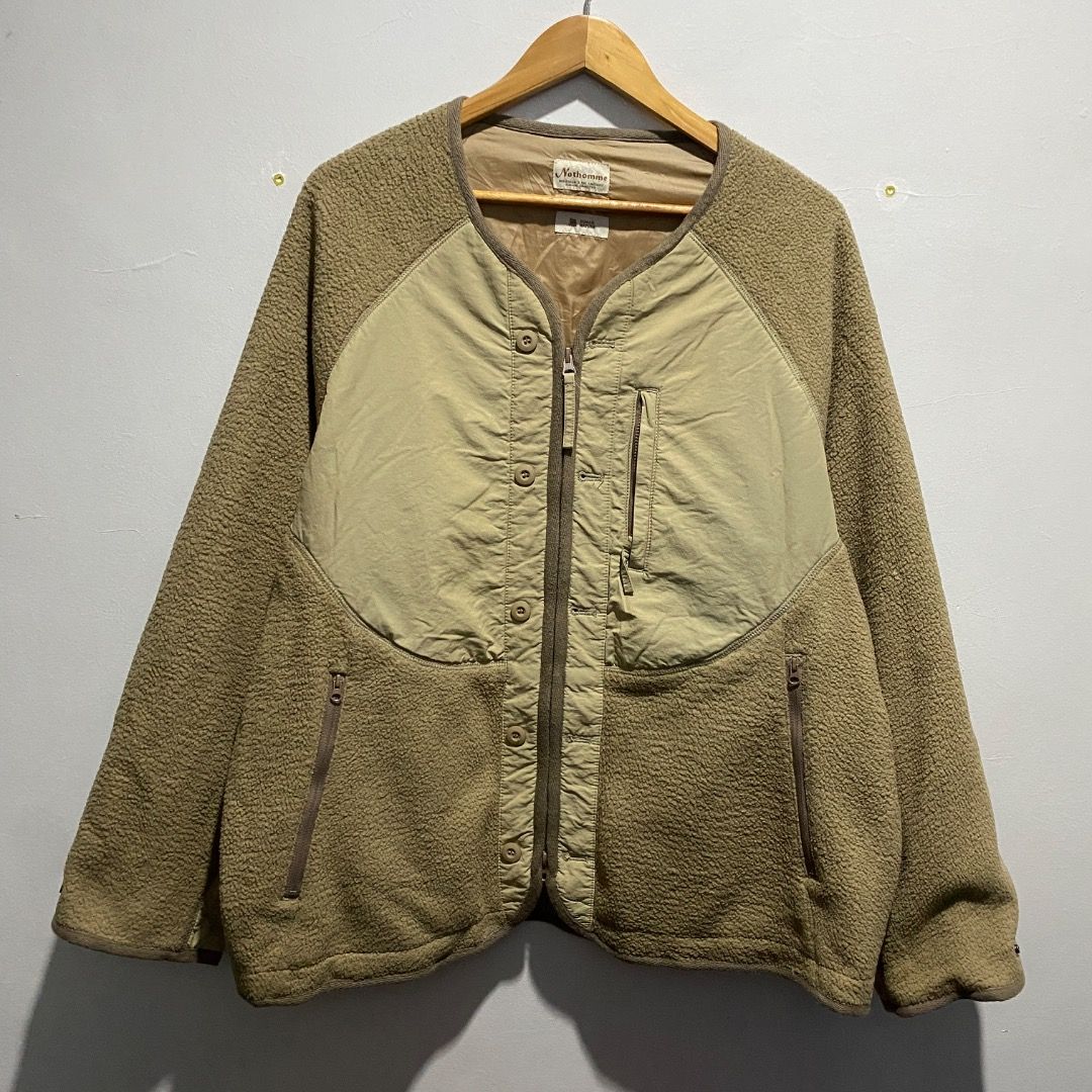 Nothomme visvim alt. Fleece Jacket L (Category: Coats, Jackets and Outerwear) located in Antipolo. Submitted by bentakahitanoano (Listing ID 1409139773, Image 2). Description: Nothomme Fleece Down Jacket Still in good condition with a warm fleece and down blend a boxy silhouette and plenty of room for layering An alternative style option to White Mountaineering, Kapital and Visvim Iris that goes a lot on market lol. Will definitely keep this if n